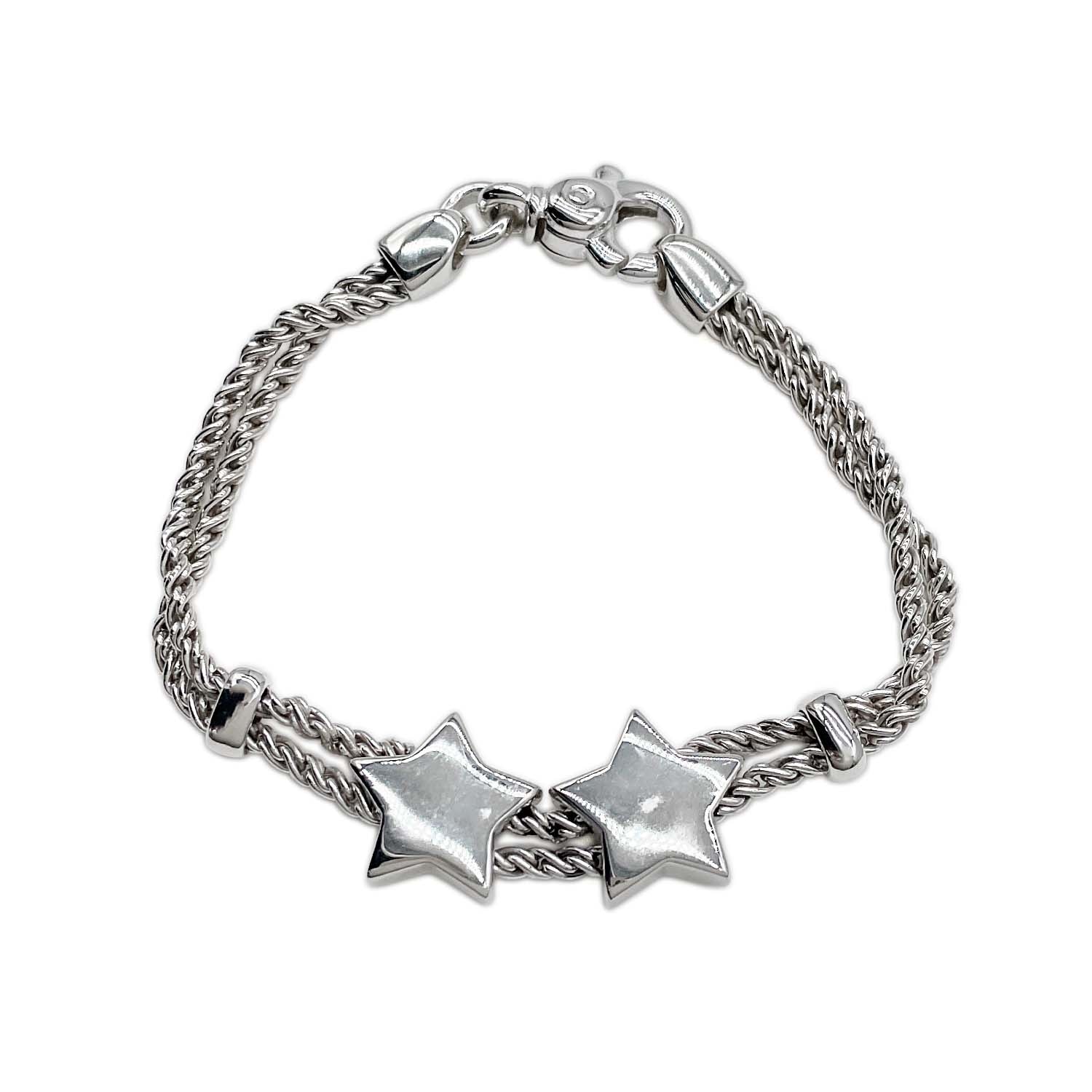 TIFFANY&Co. ティファニー ダブルロープ スター オールド ブレスレット
SV925 シルバー 新品仕上済 レディース
【中古】