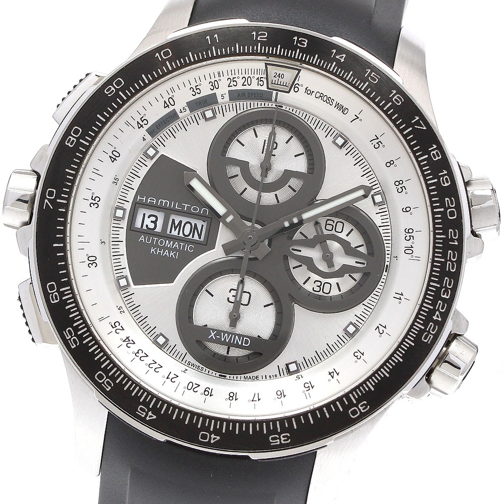 ☆美品 ハミルトン カーキ Xウィンド メンズ 【中古】
