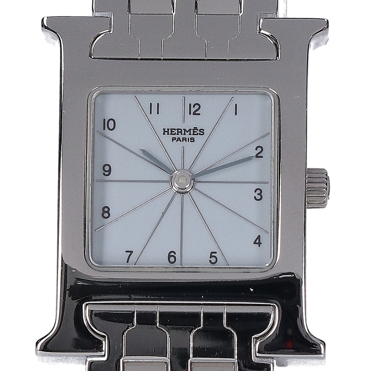 エルメス 新品仕上げ済み HH1.210 Hウォッチ クオーツ