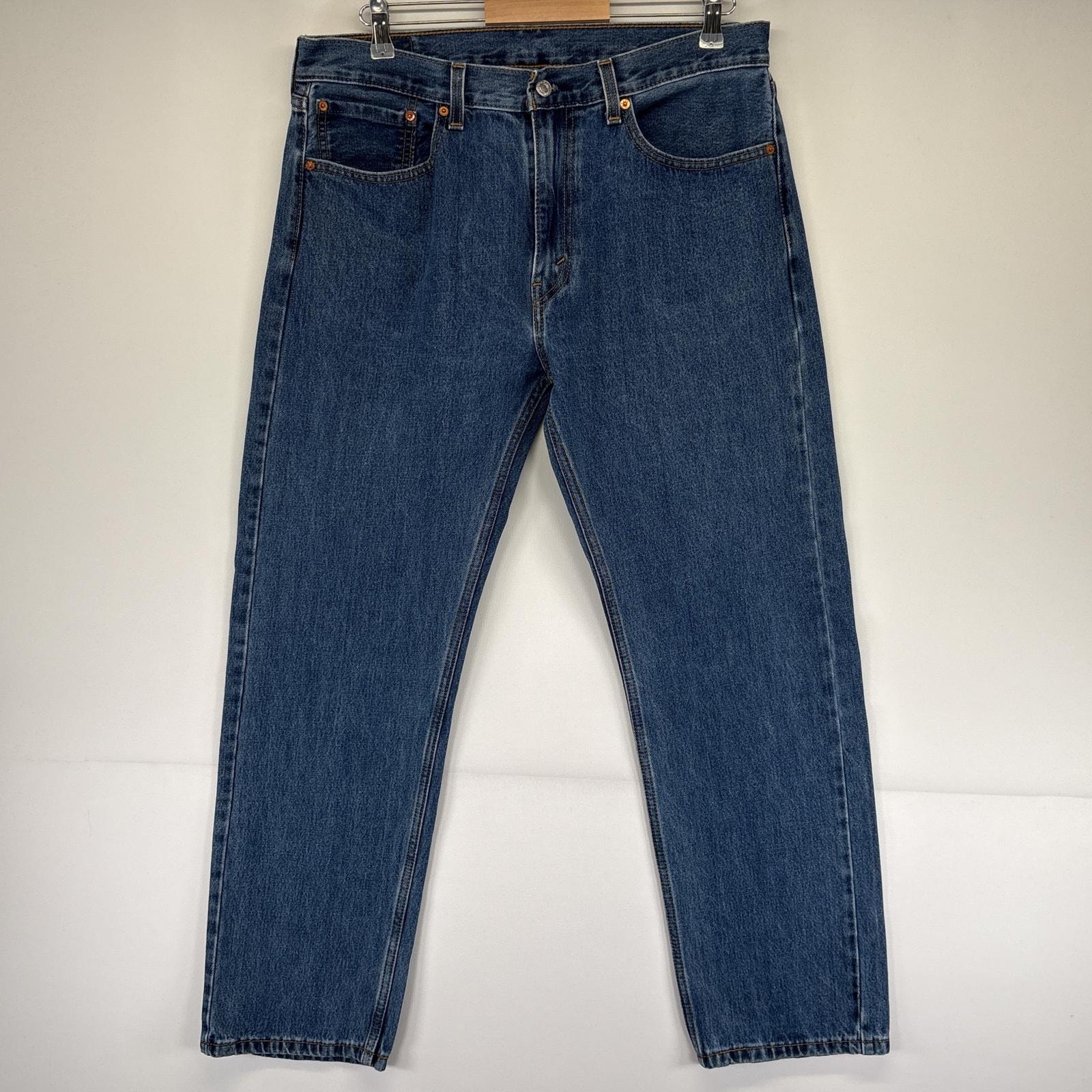 古着 リーバイス Levi's デニムパンツ 505 ストレート 5ポケット ジーンズ ジーパン ジップフライ w36 L32 ブルー メンズ