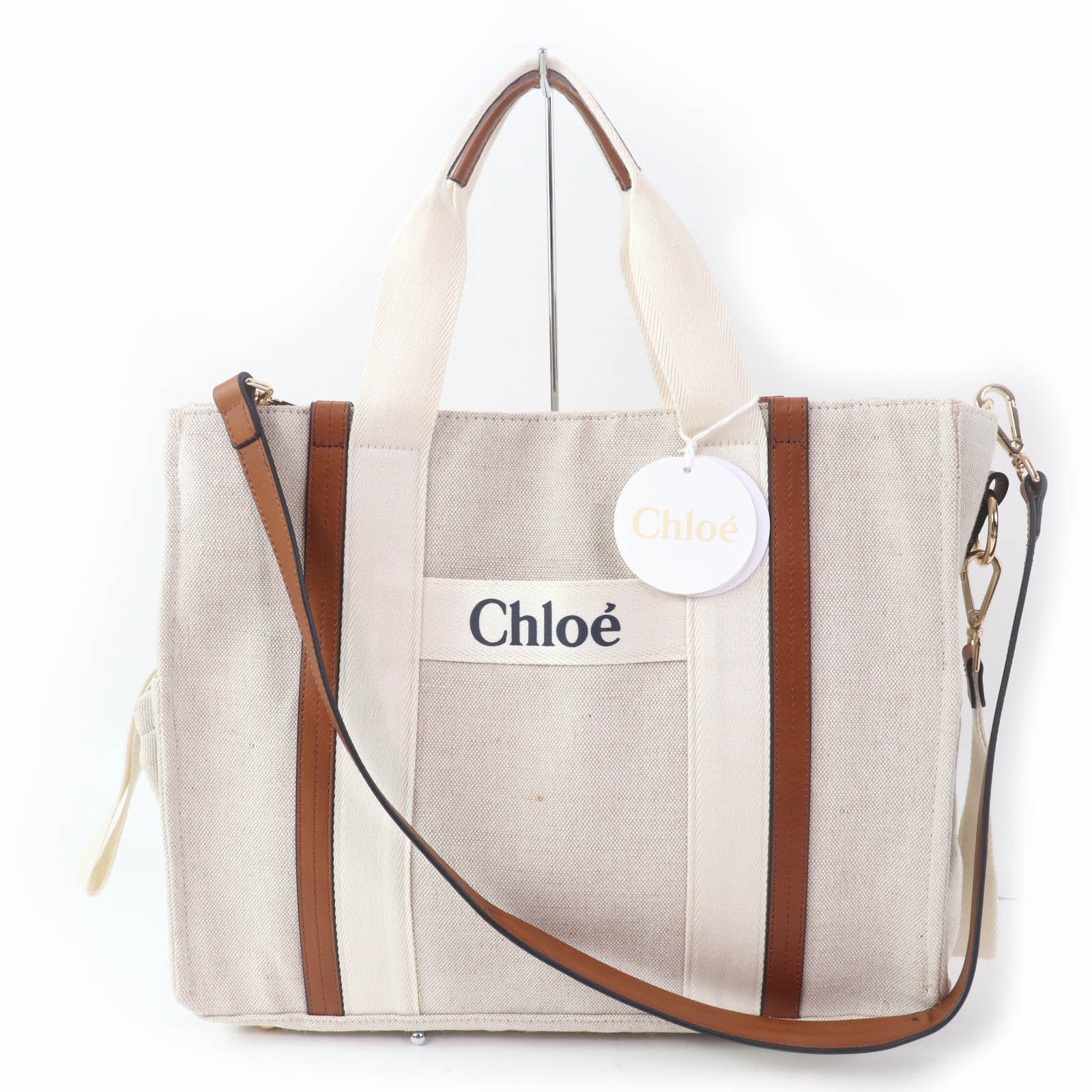 未使用品 クロエ
 トートバッグ ベージュ レディース C90406