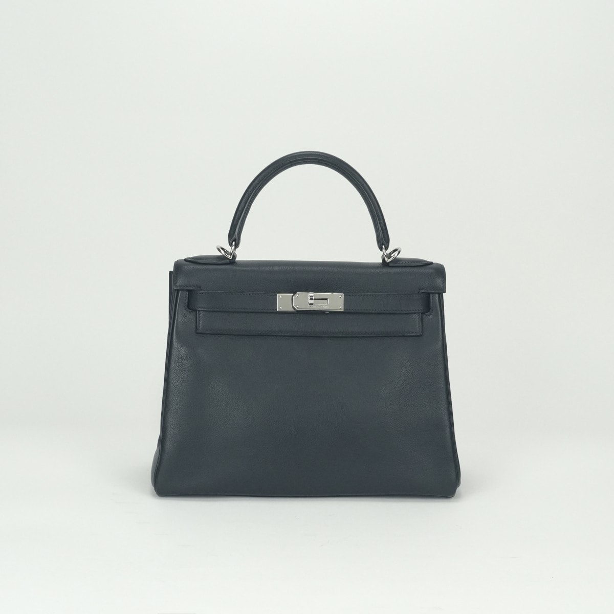 エルメス HERMES ケリー28 ケリー 28 バッグ トートバッグ ショルダーバッグ エヴァーグレイン ブルーインディゴ BlueIndigo ブルー Blue 青 紺 シルバー金具 ハンドバッグ 2way