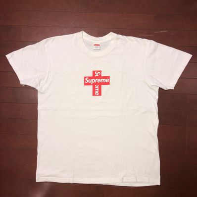 Supreme Cross Box Logo Tee "White"