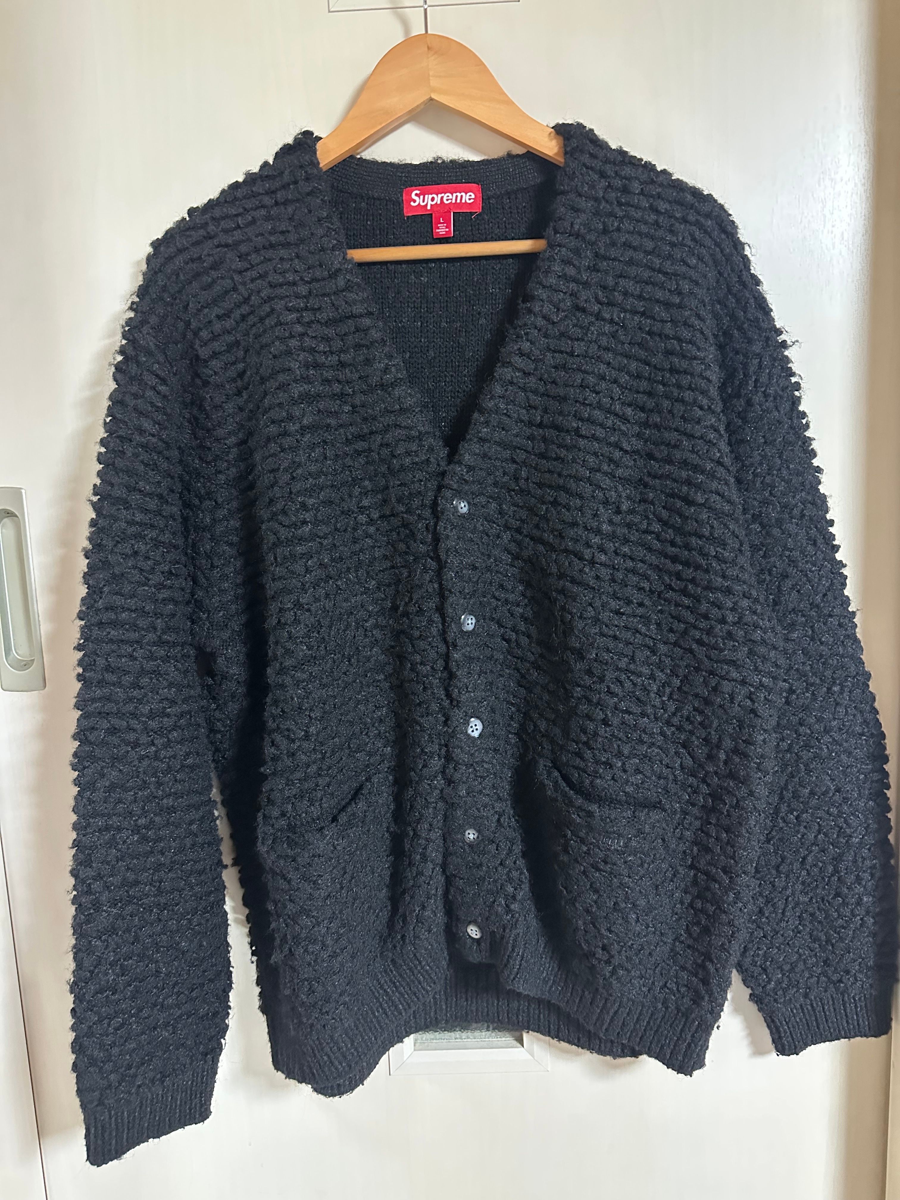 Supreme Textured Knotted Cardigan Supreme Textured Knotted Cardigan
