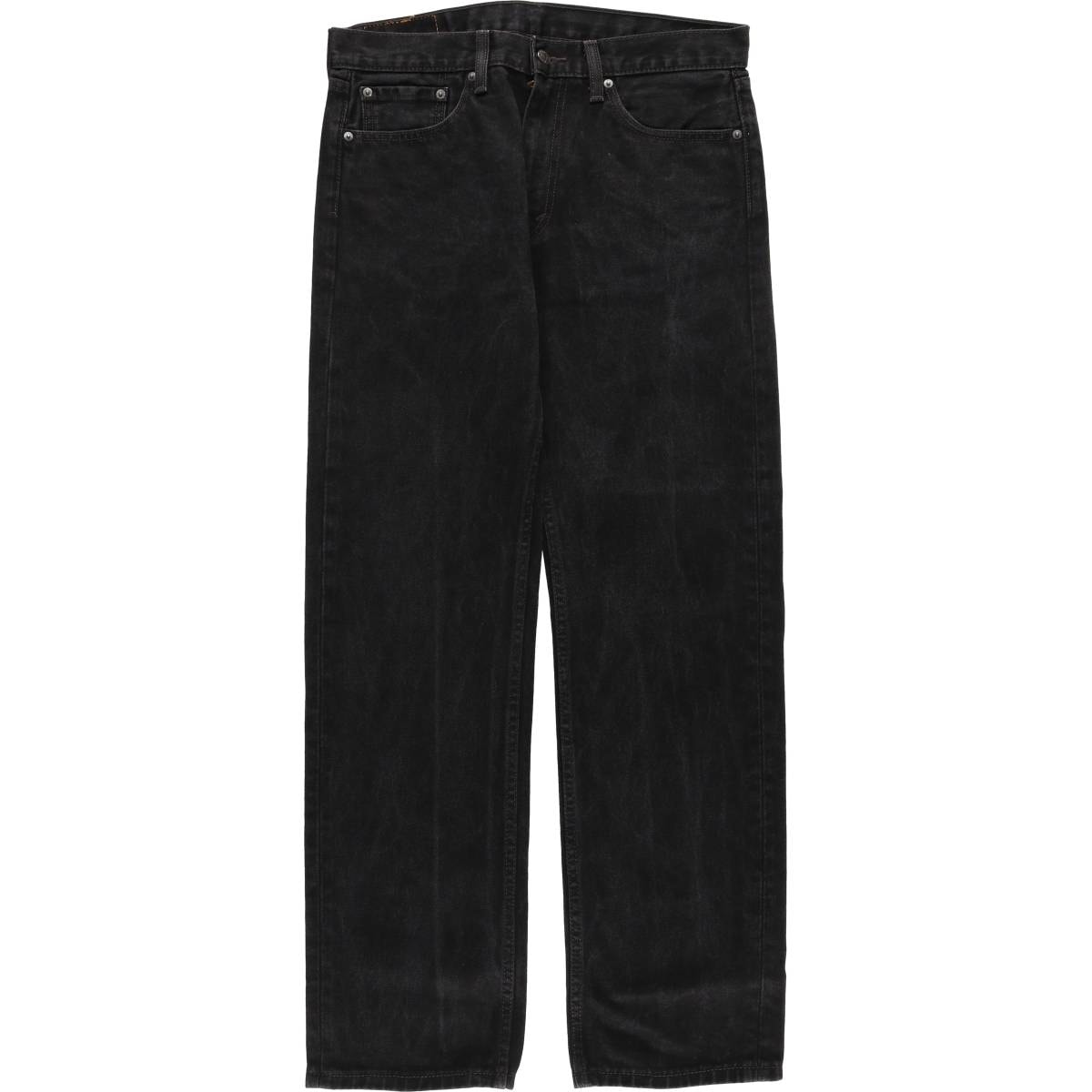 古着 リーバイス Levi's 505 ブラックデニム テーパードデニムパンツ メンズw34相当/eaa482657