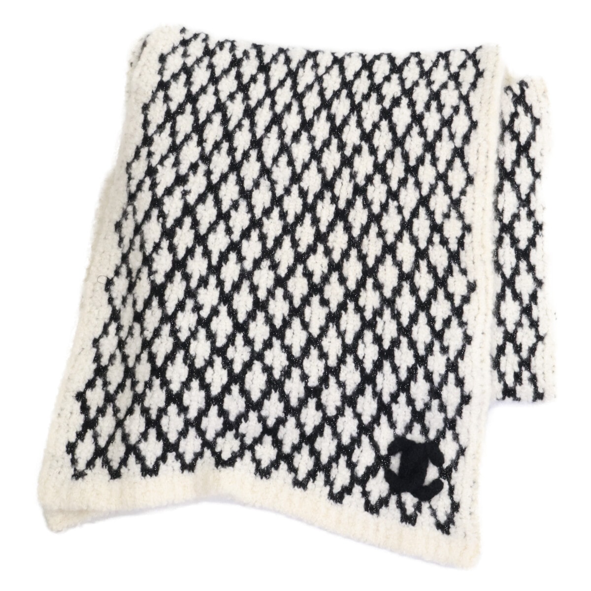 シャネル カシミヤ ココマーク マトラッセ マフラー -