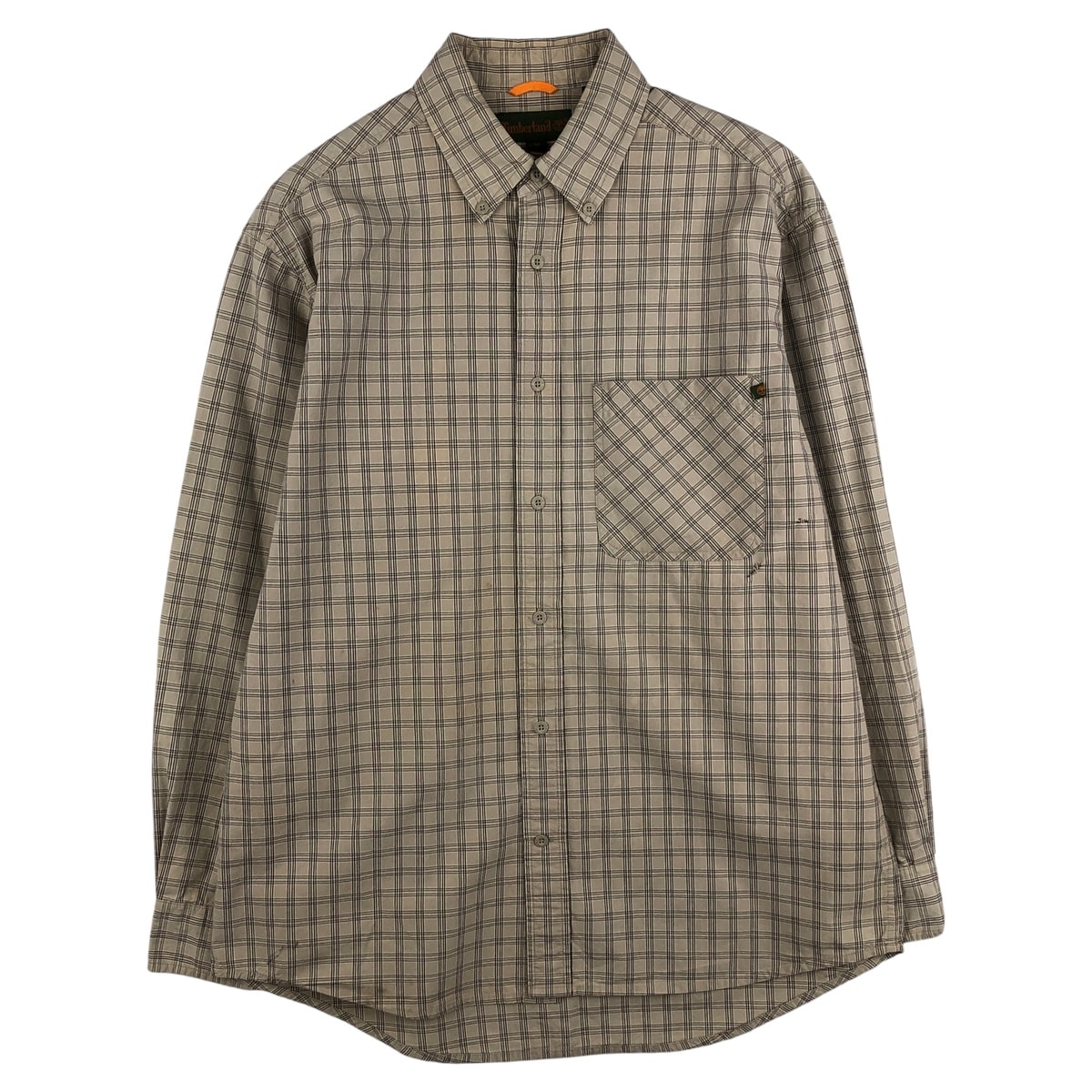 古着 90~00年代 ティンバーランド Timberland 長袖 ボタンダウンチェックシャツ メンズM相当 ヴィンテージ/eaa459509
