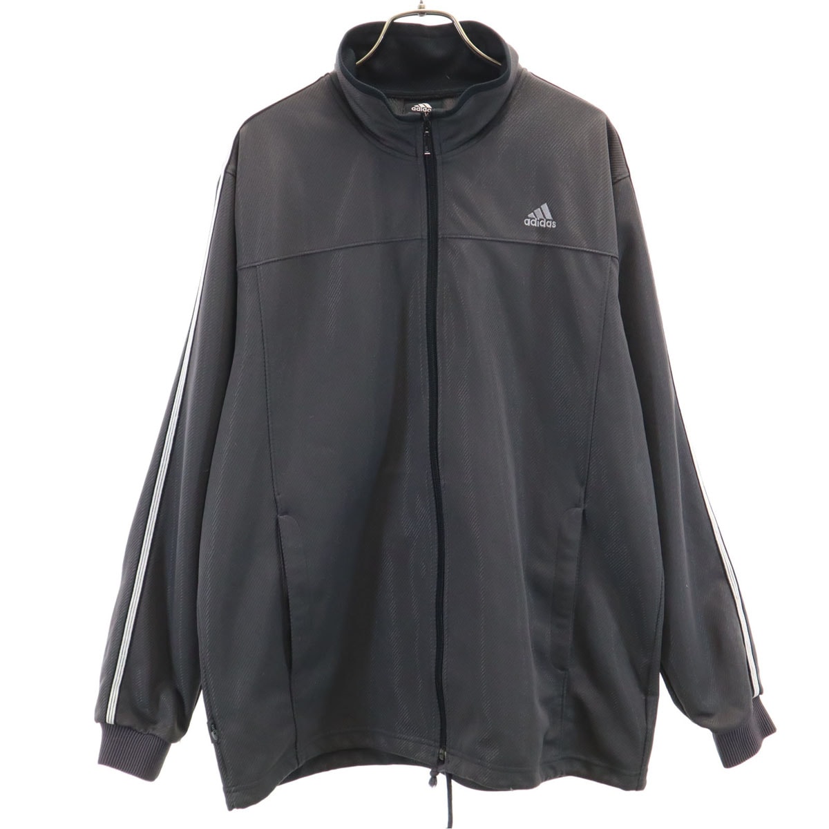 adidas アディダス トラックジャケット L グレー系 ジャージ