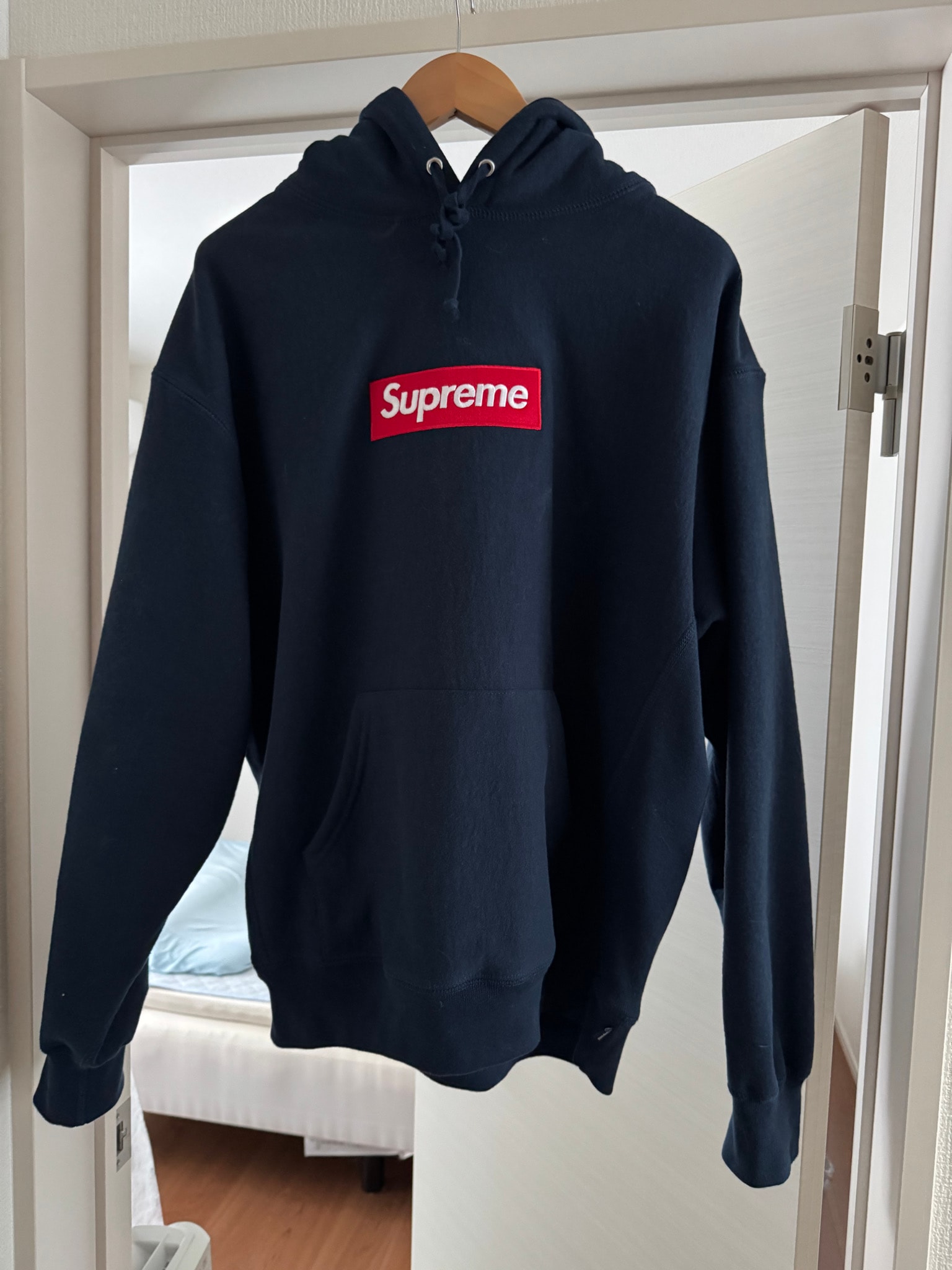 Supreme Box Logo Hooded Sweatshirt "Navy" (24FW)