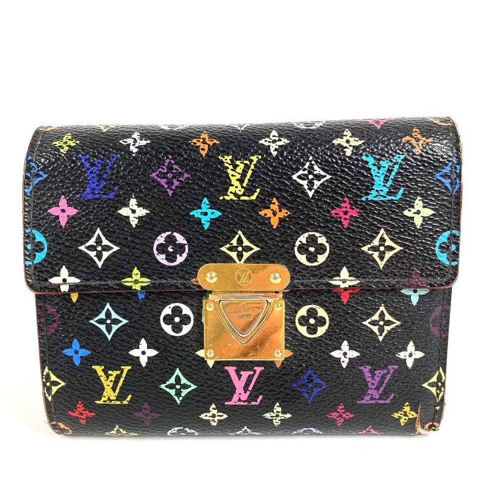 ルイヴィトン LOUIS VUITTON ポルトフォイユ コアラ ポルトフォイユコアラ M58015 モノグラムマルチカラー コンパクトウォレット 3つ折り財布 モノグラムマルチカラーキャンバス ノワール ブラック