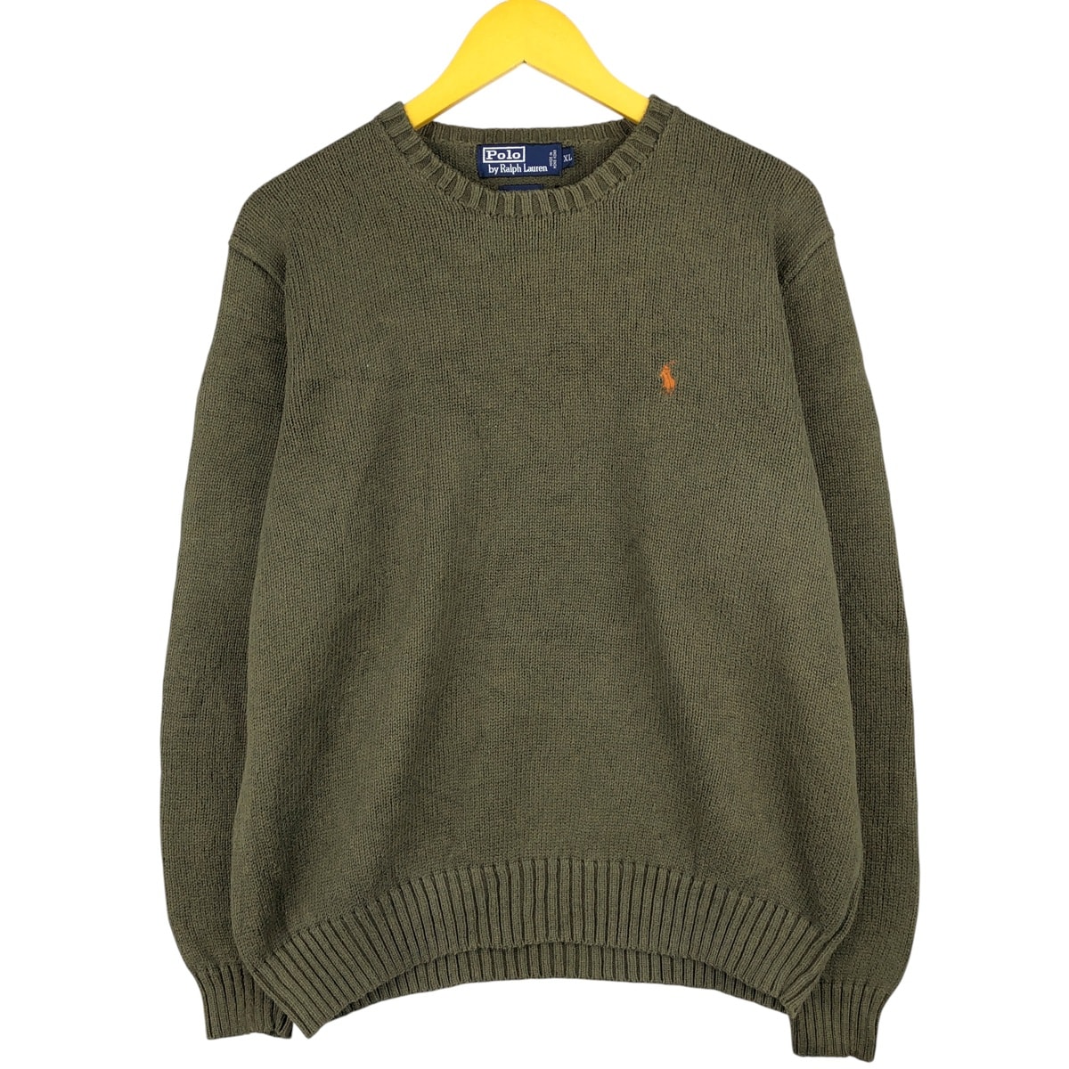 古着 ラルフローレン Ralph Lauren POLO by Ralph Lauren コットンニットセーター メンズXL相当/eaa605898