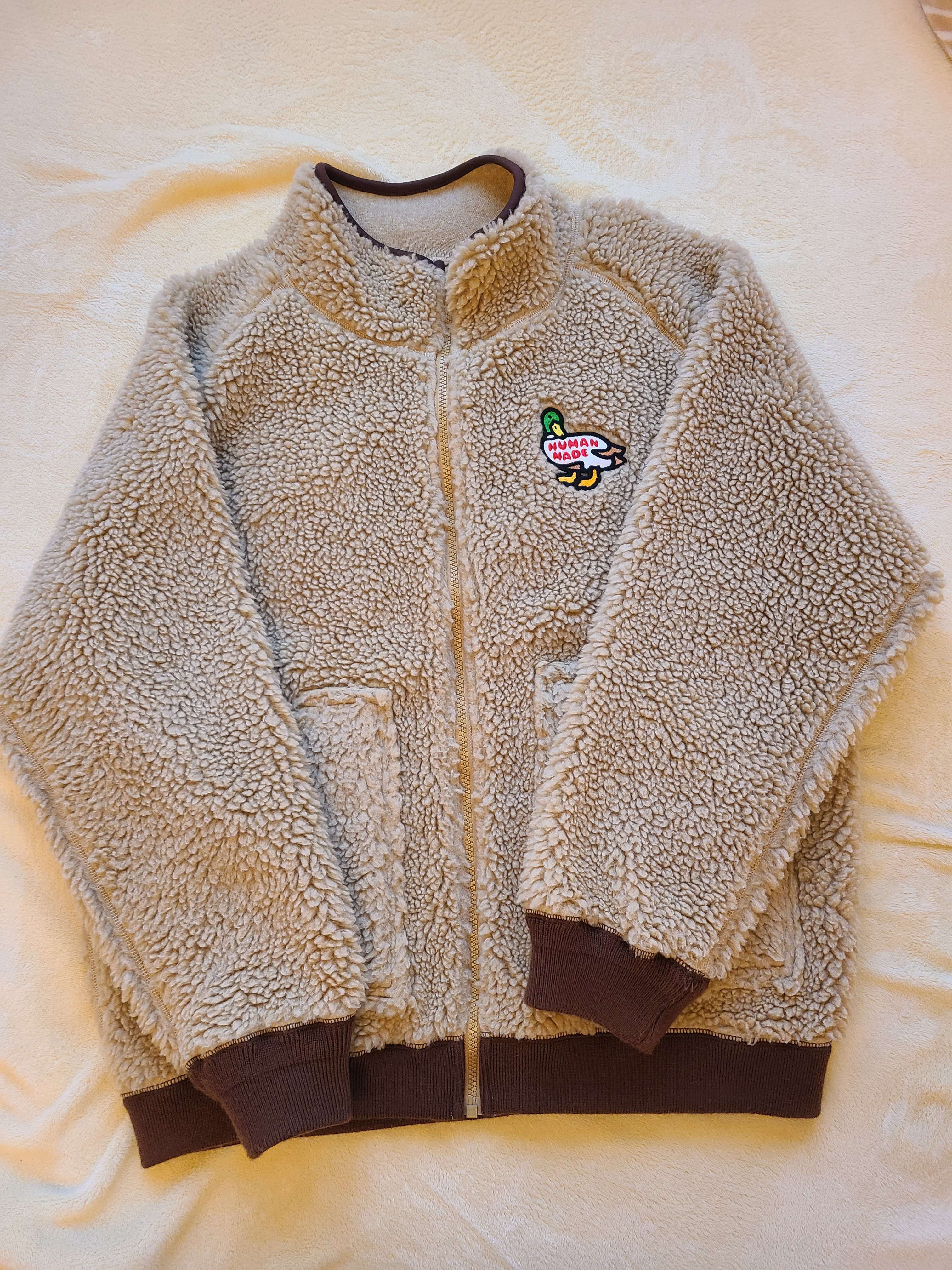 HUMAN MADE FLEECE DUCK JACKET "Tan"