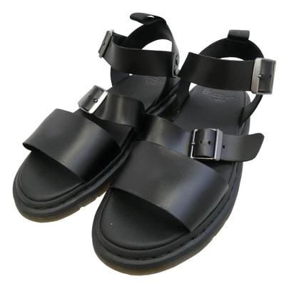 Dr.Martens ドクターマーチン 15695001 GRYPHON グリフォン ベルテッド レザー ストラップ サンダル ブラック系 9【極上美品】【中古】