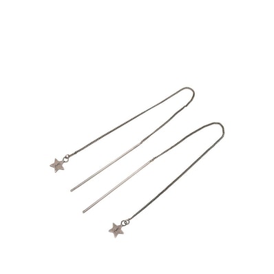 サンローラン スター 星 モチーフ ピアス シルバー メタル レディース SAINT LAURENT 【中古】