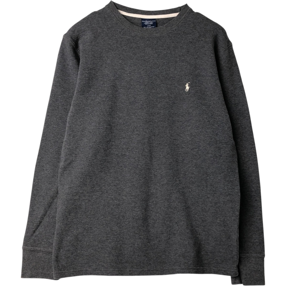 古着 ラルフローレン Ralph Lauren POLO RALPH LAUREN SLEEPWEAR サーマルロンT ワッフル メンズL相当/eaa628402