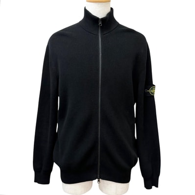 美品 ストーンアイランド ニットブルゾン メンズ XL