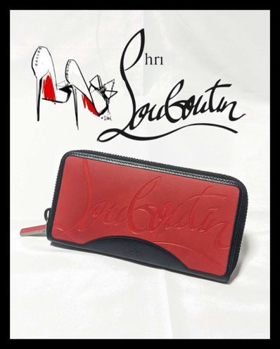 Louboutin ラウンドファスナー長財布 赤 3195051