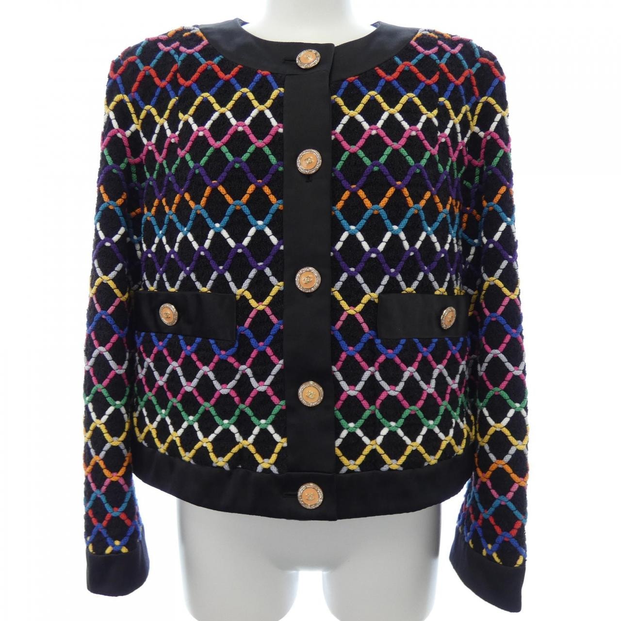 シャネル CHANEL ノーカラージャケット