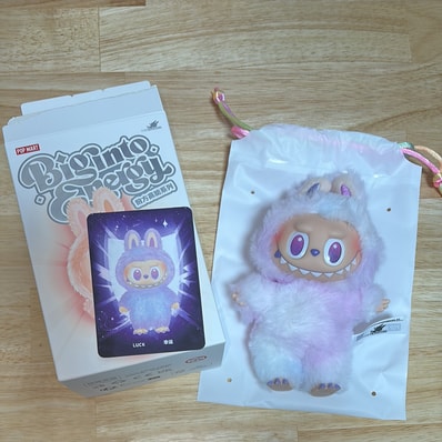 POP MART THE MONSTERS (LABUBU) Big into Energy Series Plush Pendant LUCK