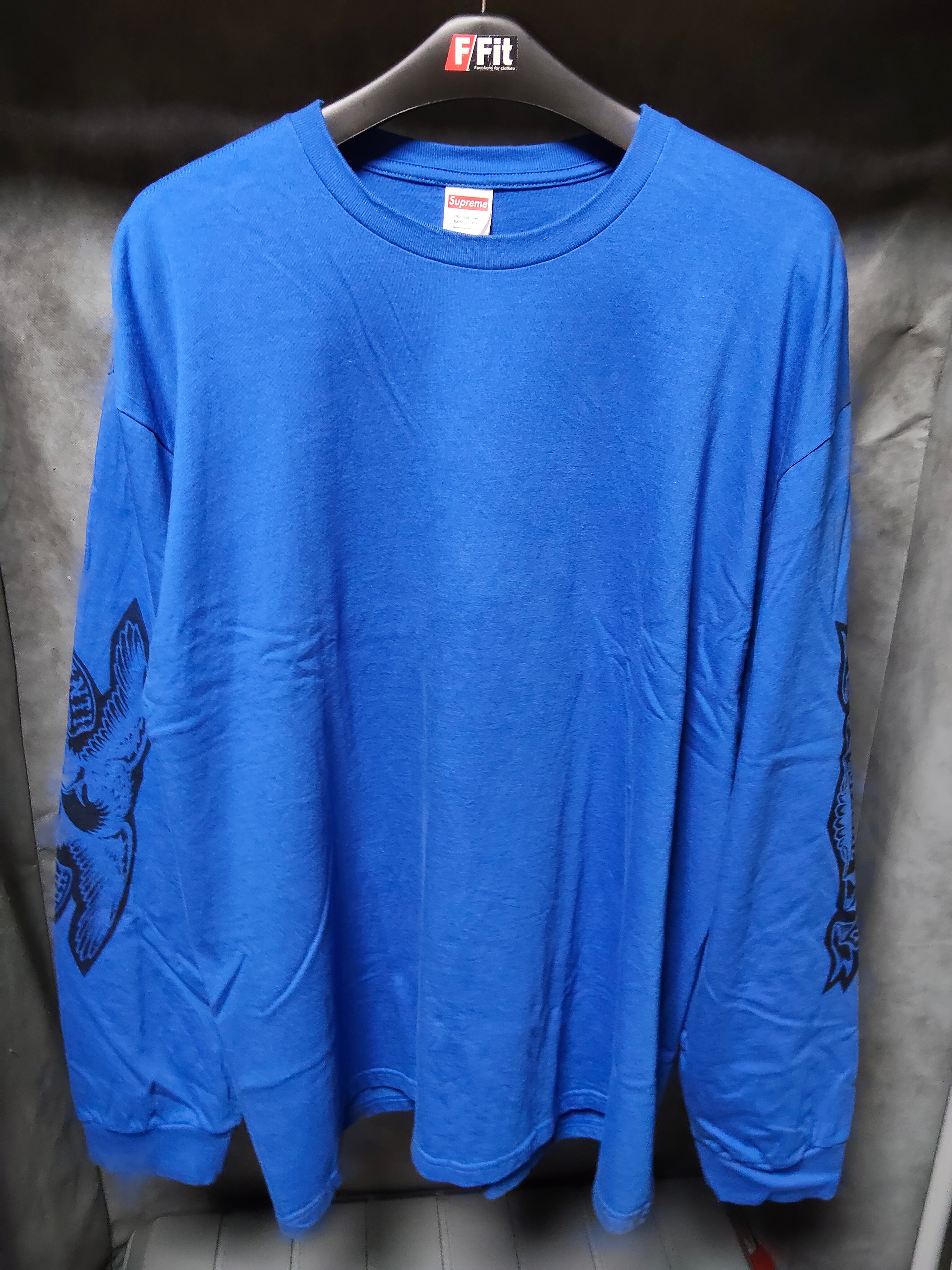 Supreme x ANTIHERO Eagle L/S Tee "Blue"