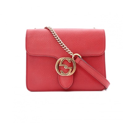 グッチ インターロッキングショルダーバッグ レディース