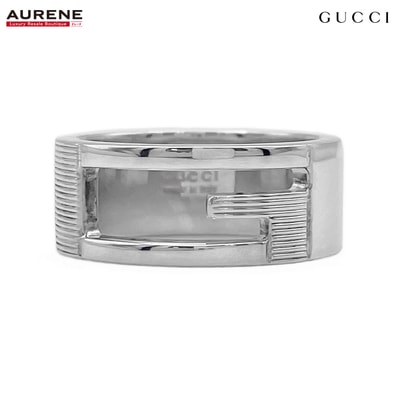 GUCCI グッチ リング・指輪 ブランデッドG ロゴ SV925 12号 シルバー 新品仕上済 メンズ
【中古】