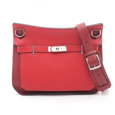 エルメス HERMES ジプシエール28 ルージュカザック ルージュアッシュ ショルダーバッグ バッグ レザー トリヨンクレマンス ルージュカザック □R刻印(2014年製造) レディース レッド系 / ボルドー系 【中古】