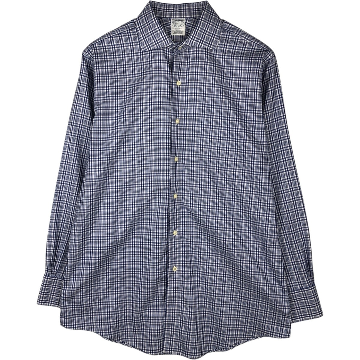 古着 ブルックスブラザーズ Brooks Brothers Est.1818 REGENT 長袖 コットンチェックシャツ メンズM相当/eaa495554
