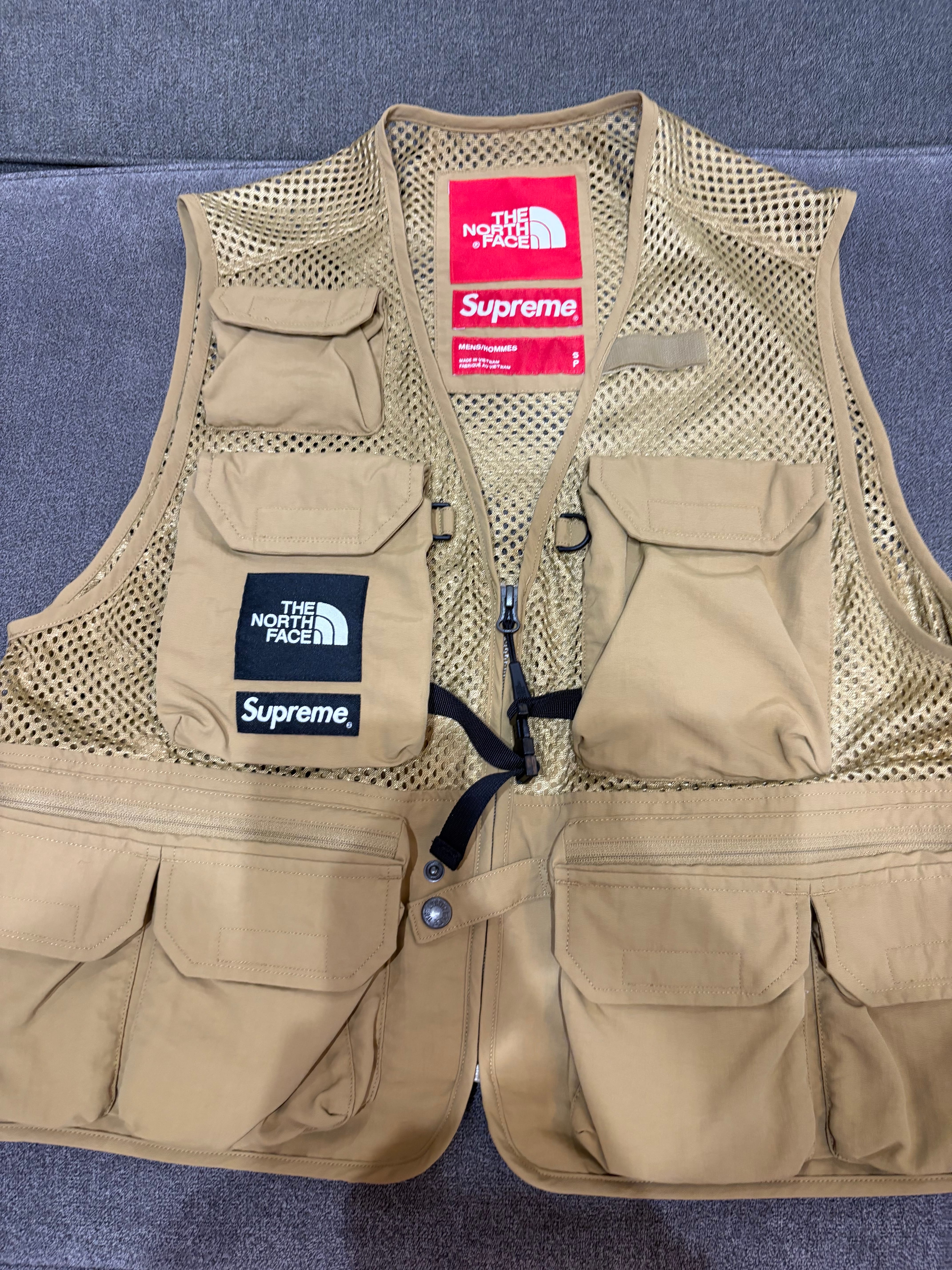 Supreme x The North Face Cargo Vest "Gold"