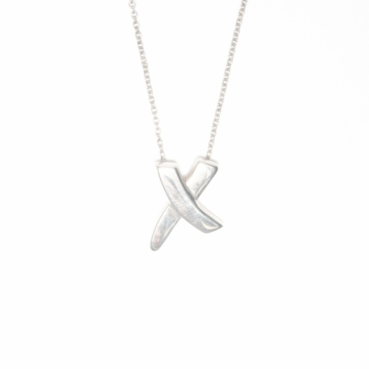 【最終値下げ】 ティファニー TIFFANY&Co. 925 キス ネックレス【中古】