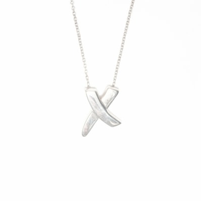 【最終値下げ】 ティファニー TIFFANY&Co. 925 キス ネックレス【中古】