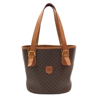CELINE セリーヌ セリーヌ マカダム トート バッグ M13012 ブラウン