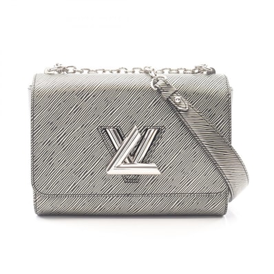 ルイ・ヴィトン LOUIS VUITTON ツイストMM エピ メタリック ショルダーバッグ バッグ レザー エピ シルバー レディース シルバー系 M54855 【中古】