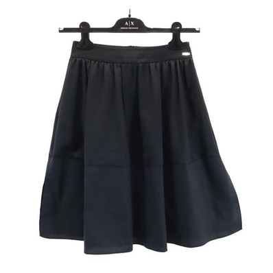 ARMANI EXCHANGE アルマーニエクスチェンジ ミニ丈 スカート ブラック ハンガー付