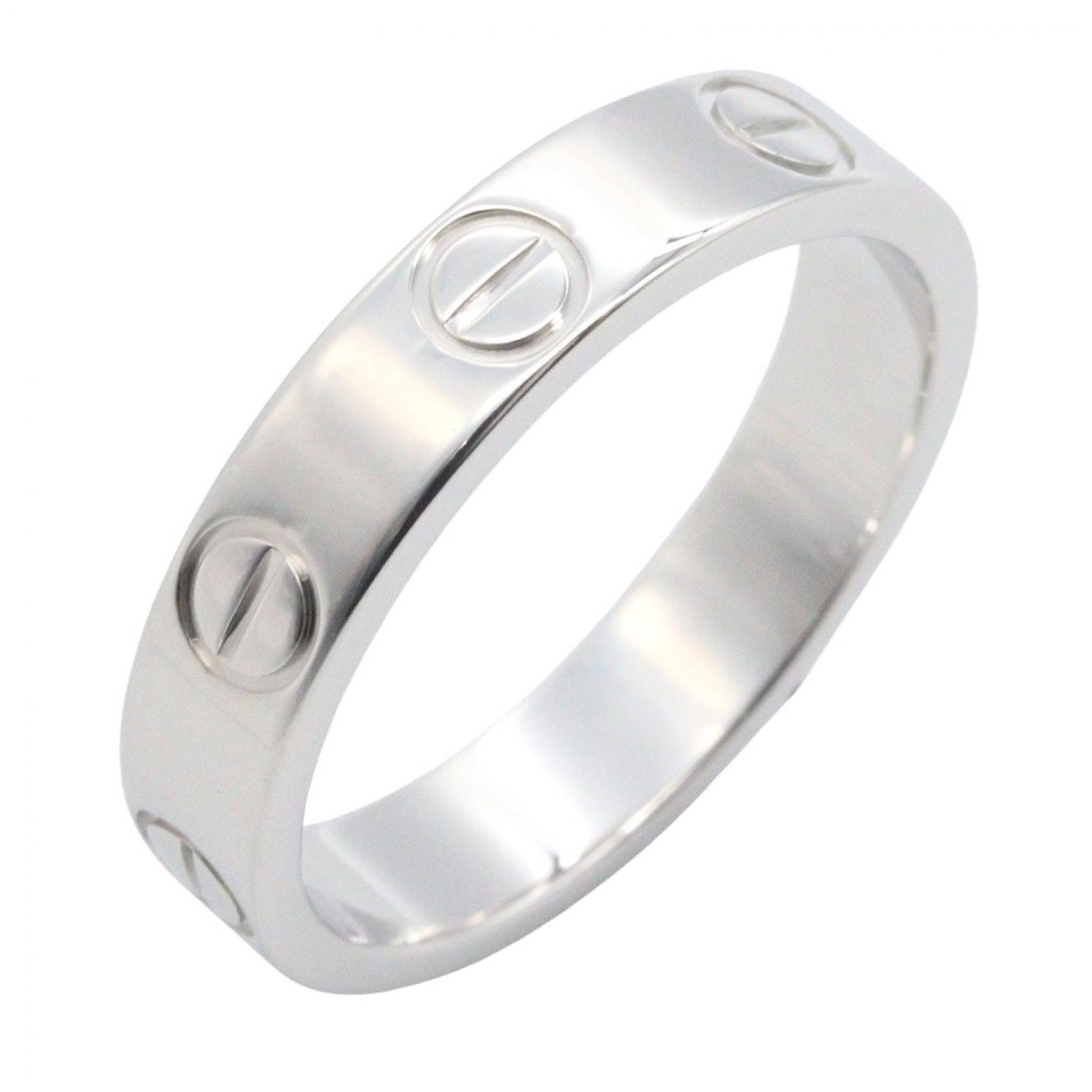 カルティエ CARTIER ミニラブリング リング・指輪 ジュエリー K18WG(ホワイトゴールド) レディース シルバー系 B4085100 【中古】