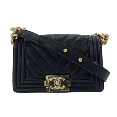 シャネル CHANEL ボーイシャネル スモール ショルダーバッグ【中古】