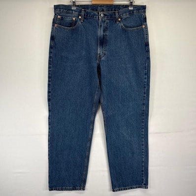 古着 リーバイス Levi's デニムパンツ 550 テーパード 5ポケット ジーンズ ジーパン 長ズボン 大きいサイズ w40 L32 ブルー メンズ