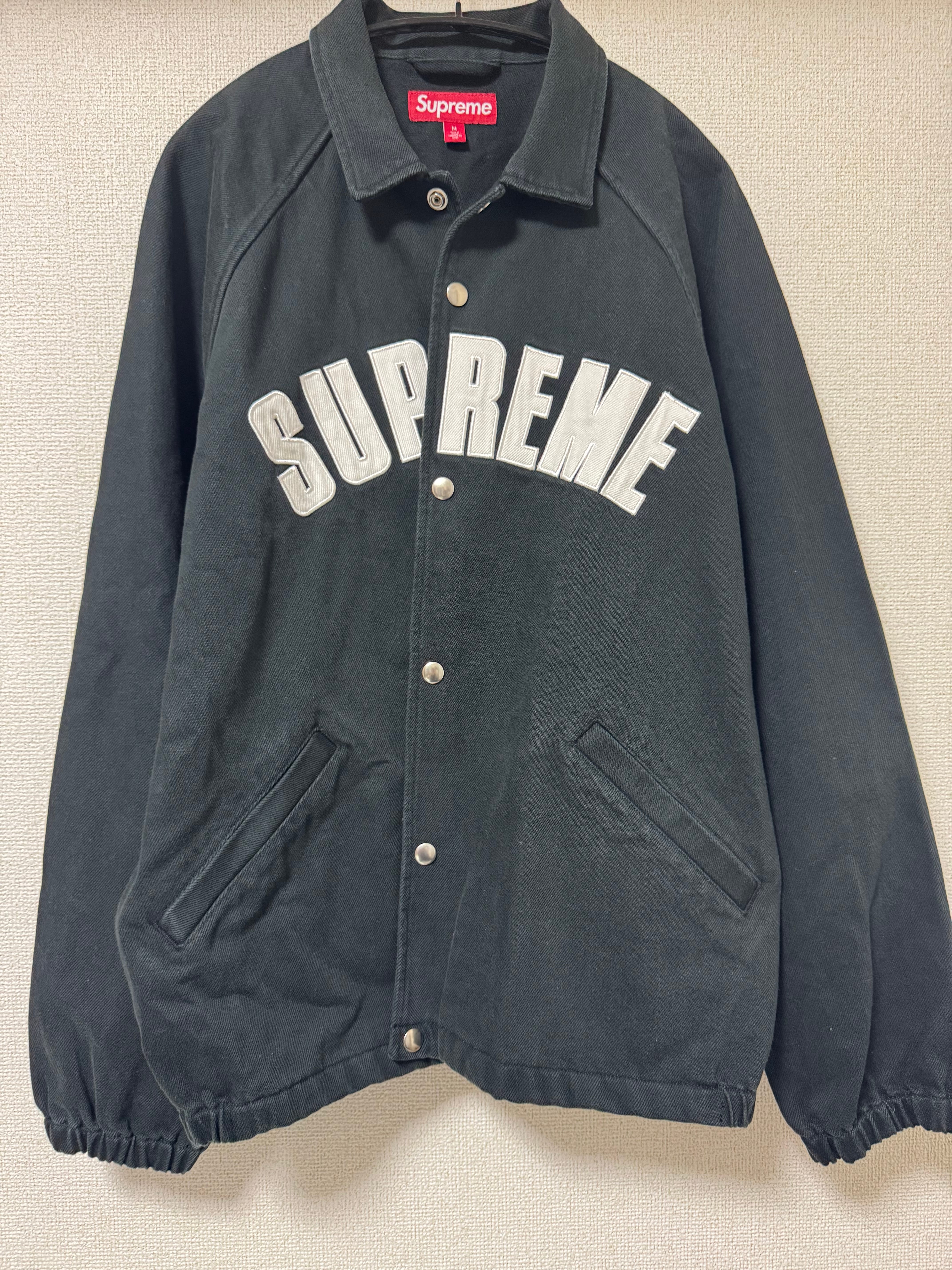Supreme Arc Denim Coaches Jacket "Black"