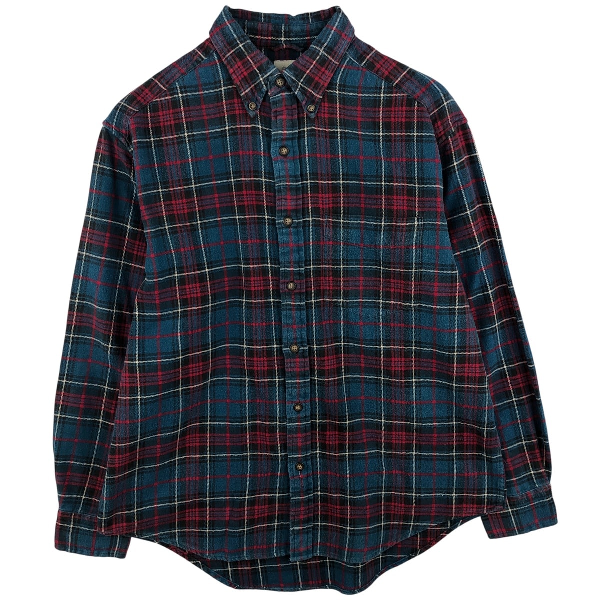 古着 ギャップ GAP 長袖 フランネルチェックシャツ メンズM相当/eaa459583