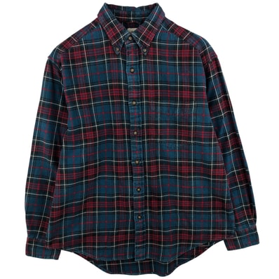 古着 ギャップ GAP 長袖 フランネルチェックシャツ メンズM相当/eaa459583