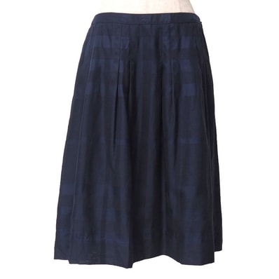 ■美品■BURBERRY バーバリー スカート サイズ44 チェック プリーツ フレアスカート ブランド古着【中古】20260914/RB1054