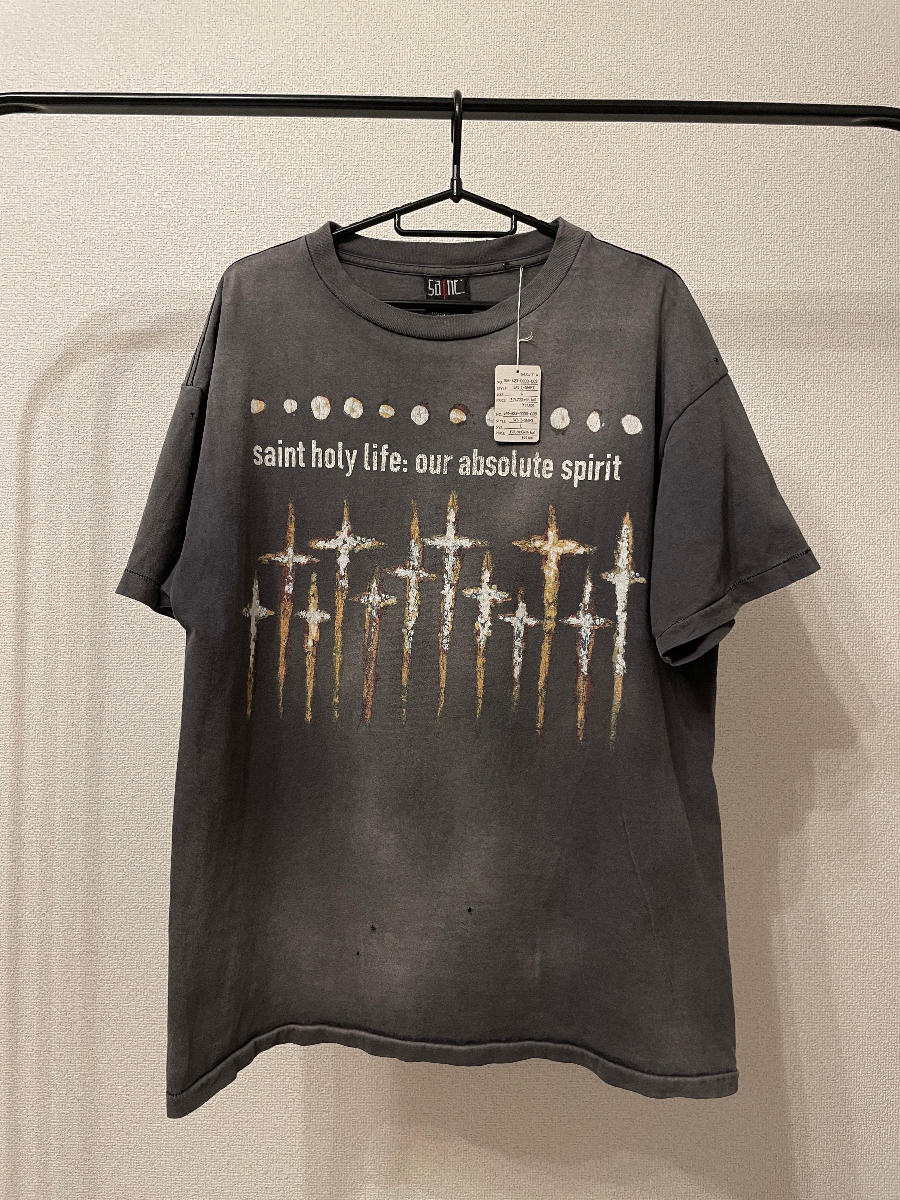 SAINT Mxxxxxx x FORSOMEONE FS_SS T-Shirt/God "Black"