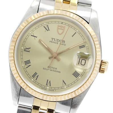 チュードル プリンス デイト YGベゼル 74033 メンズ 【中古】