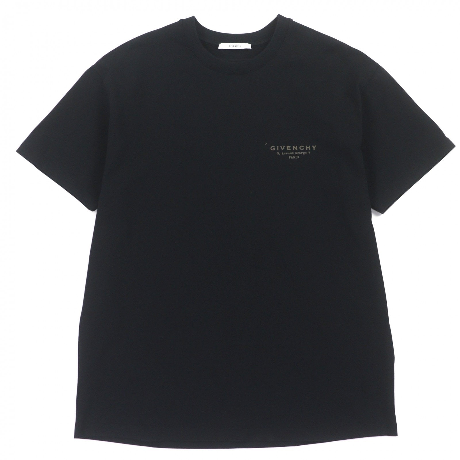 美品 ジバンシィ 半袖Tシャツ ブラック メンズ S BM71NK3YRV