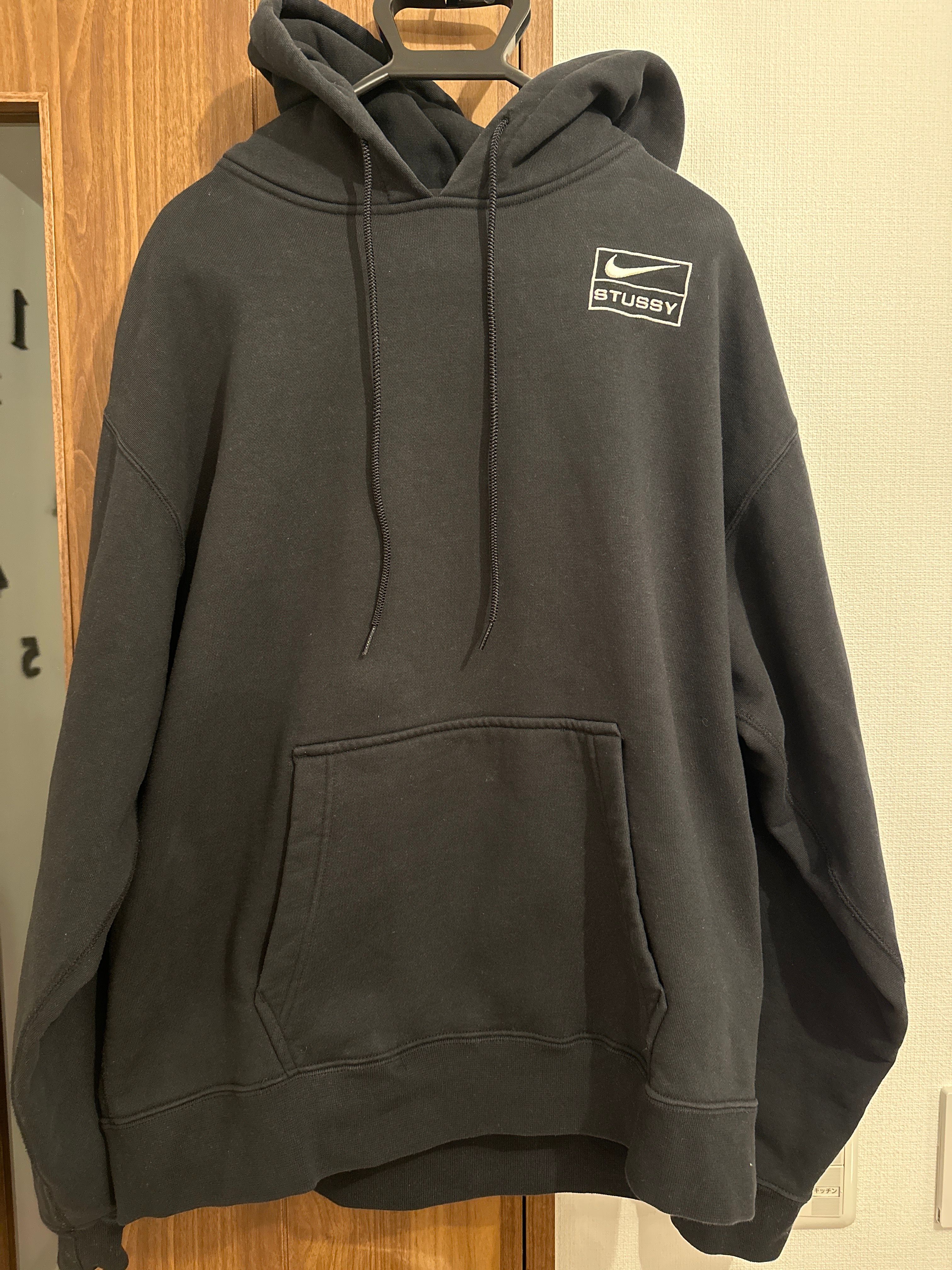 Stussy × Nike NRG Washed Hoodie (US Size) "Black" DN4028-010