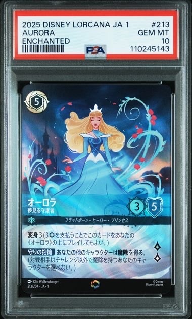 PSA10】オーロラ - 夢見る守護者 E [213/204 JA-1](ザ ファースト
