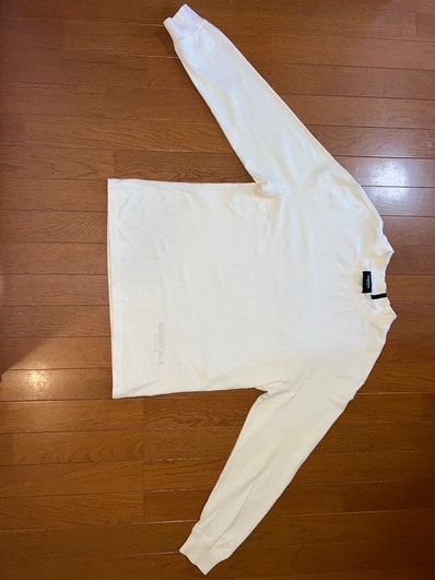 FEAR OF GOD ESSENTIALS Reflector Logo L/S T-Shirt "Cream"