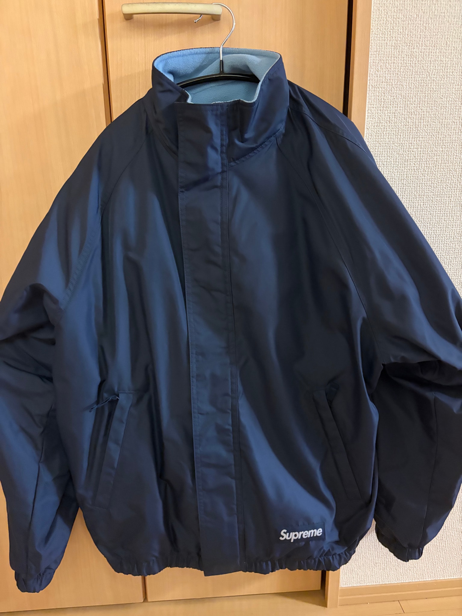 Supreme Polartec Reversible Track Jacket "Navy"