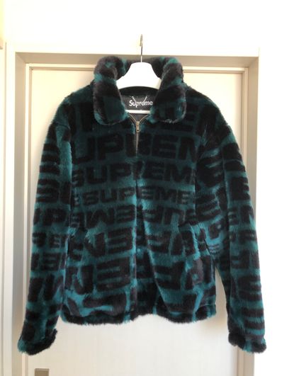Supreme faux fur sales repeater bomber dark teal