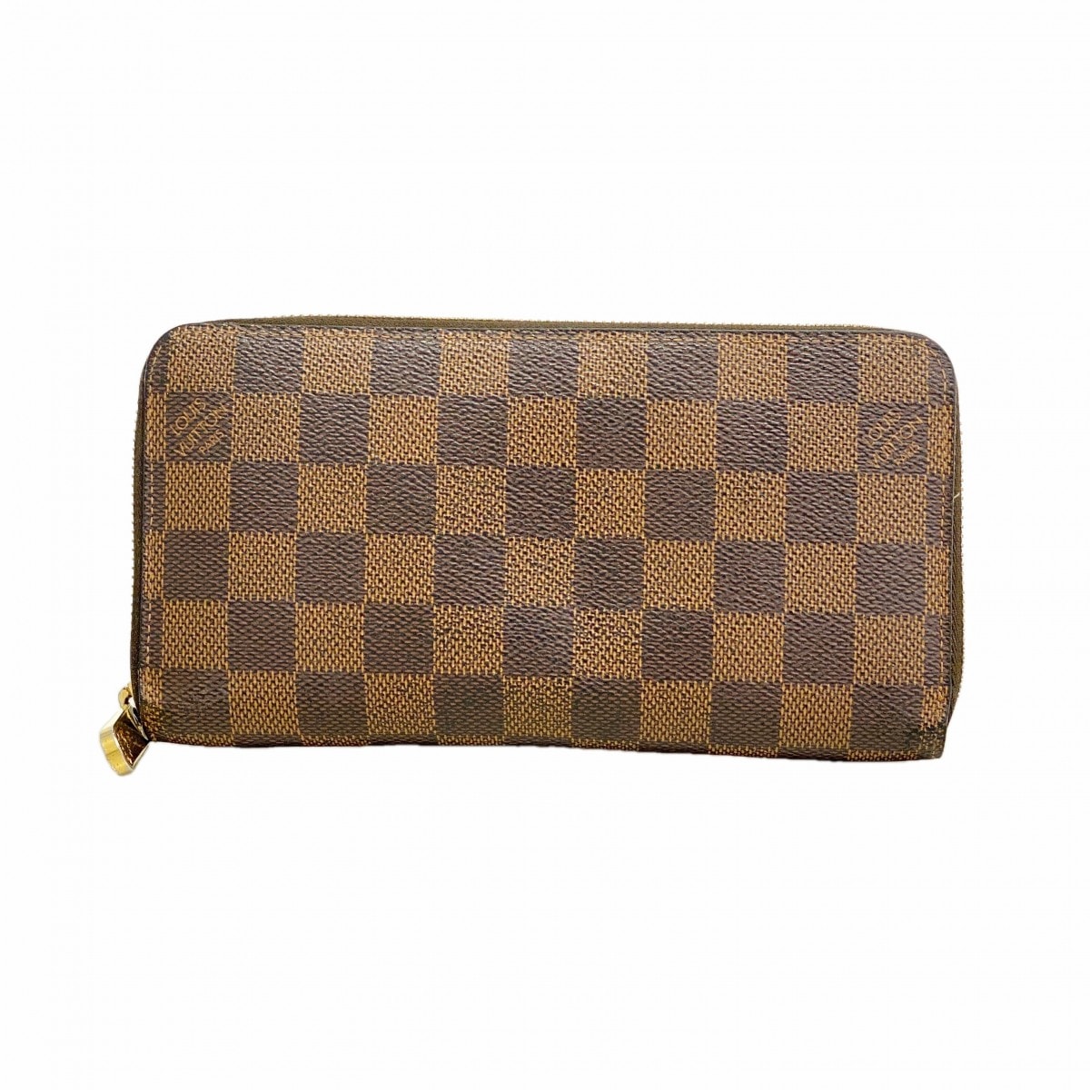 【6fe6774】ルイヴィトン 長財布 ダミエ ジッピーウォレット N41661 エベヌ【中古】メンズ レディース ユニセックス